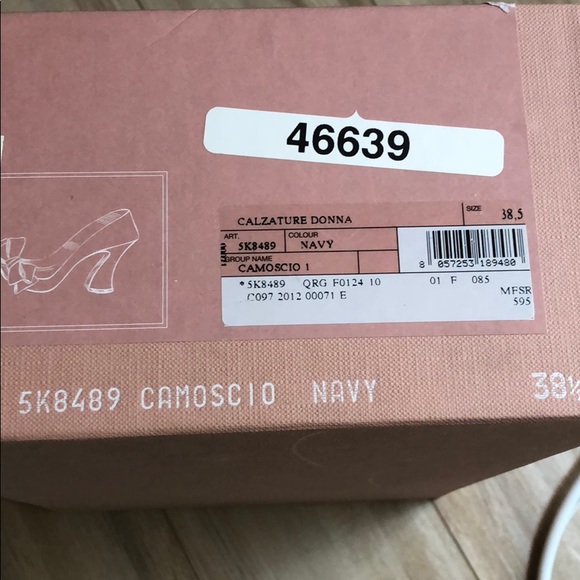 Miu Miu Calzature Donna Navy - Picture 3 of 4